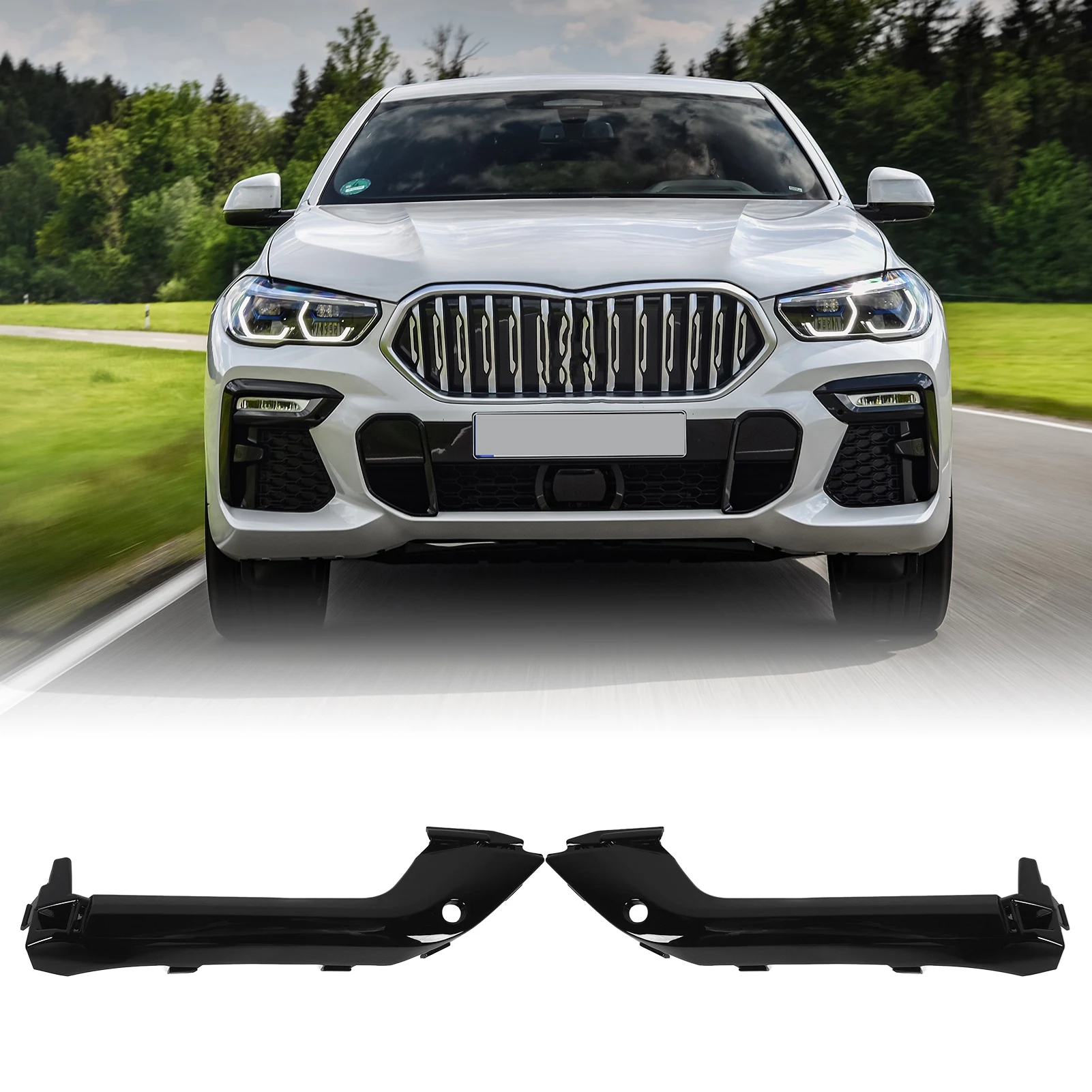 Глянцевый черный передний бампер, противотуманная фара, накладка на решетку для X6 G06 M Sport M50 Pre-LCI 2020–2023 гг., нижняя накладка на решетку бампера
Глянцевый черный передний бампер, противотуманная фара, накладка на решетку для X6 G06 M Sport M50 Pre-LCI 2020–2023 гг., нижняя накладка на решетку бампера