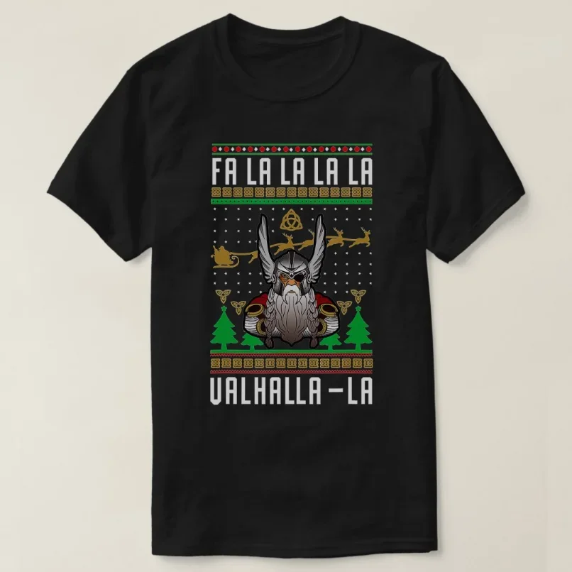 Fa La La Valhalla Nordic Warriri Ugly Christmas Sweater Nordic Warrior Xmas Gift Футболка из 100% хлопка с круглым вырезом и коротким рукавом Мужская футболка
Fa La La Valhalla Nordic Warriri Ugly Christmas Sweater Nordic Warrior Xmas Gift Футболка из 100% хлопка с круглым вырезом и коротким рукавом Мужская футболка