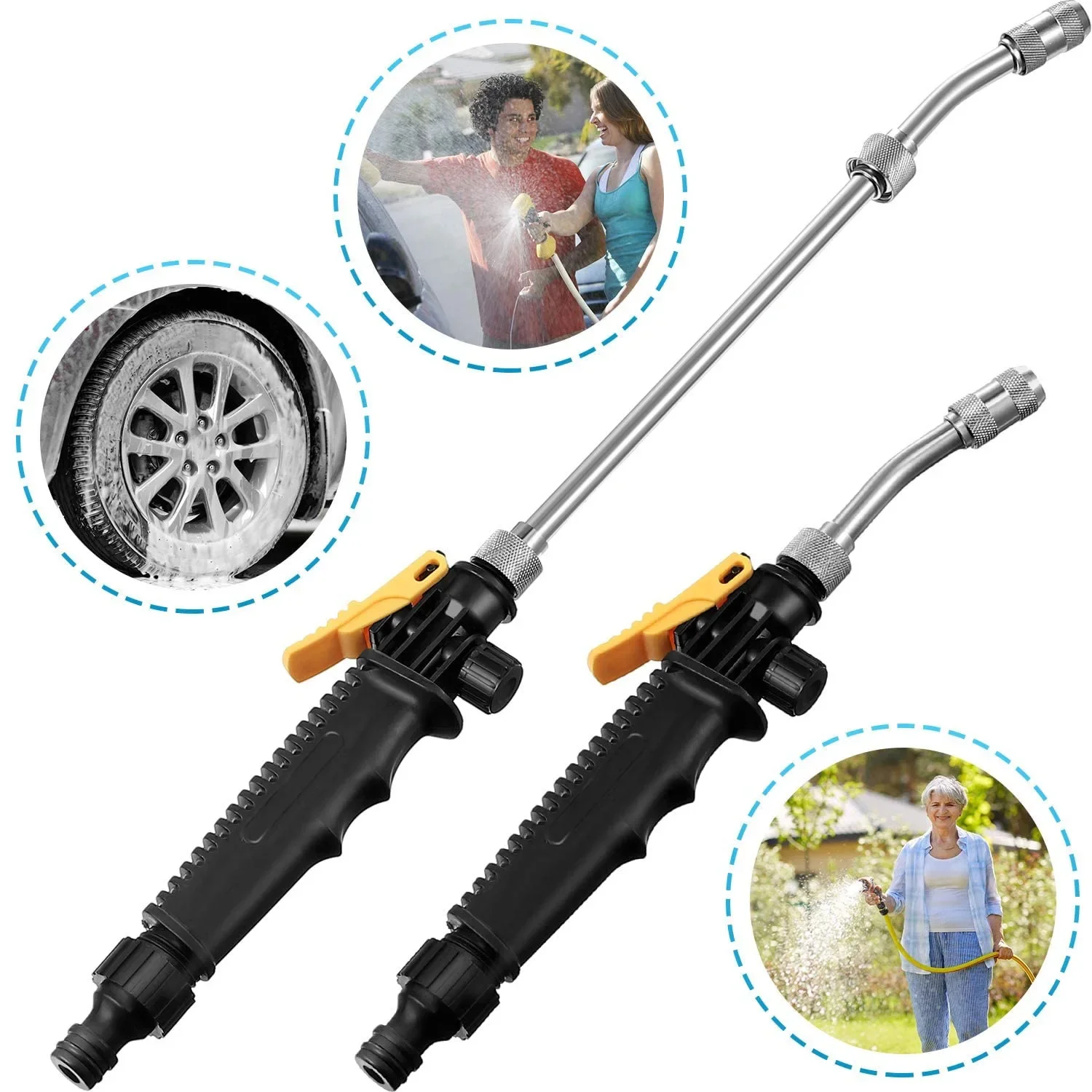 High Pressure Water Gun Pressure Washer Garden Watering Stick Spray Stick Stainless Steel Spray Multi Function Water Gun
High Pressure Water Gun Pressure Washer Garden Watering Stick Spray Stick Stainless Steel Spray Multi Function Water Gun