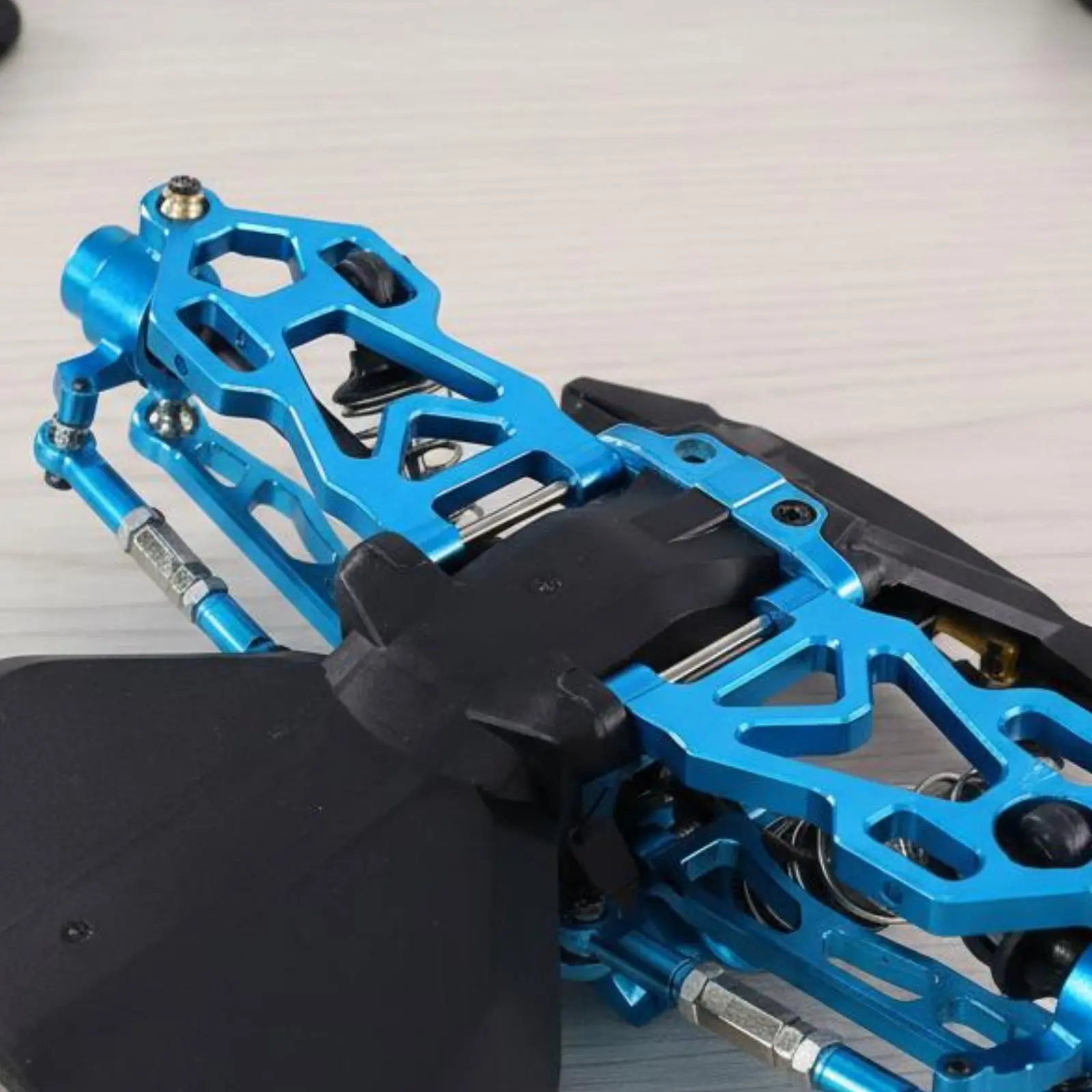 1/16 Scale RC Car Metal Modification Set Direct Fit Metal Swing Link and Shock Absorber Set RC Car Aluminum Damping System Kit