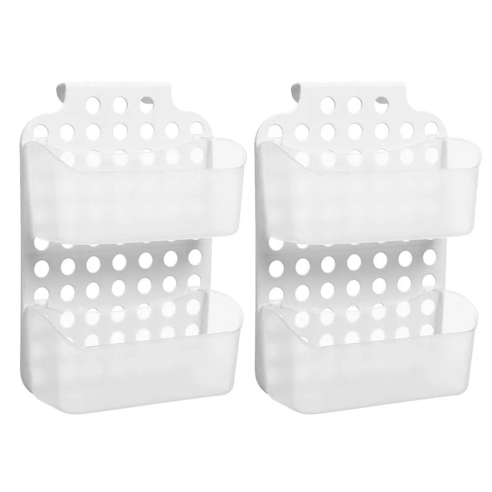 2Pcs Adhesive Bathroom Shower Shelf Double Layer No Drill Wall Mounted Organizer Waterproof Plastic Rack for Bathroom Storage
2Pcs Adhesive Bathroom Shower Shelf Double Layer No Drill Wall Mounted Organizer Waterproof Plastic Rack for Bathroom Storage