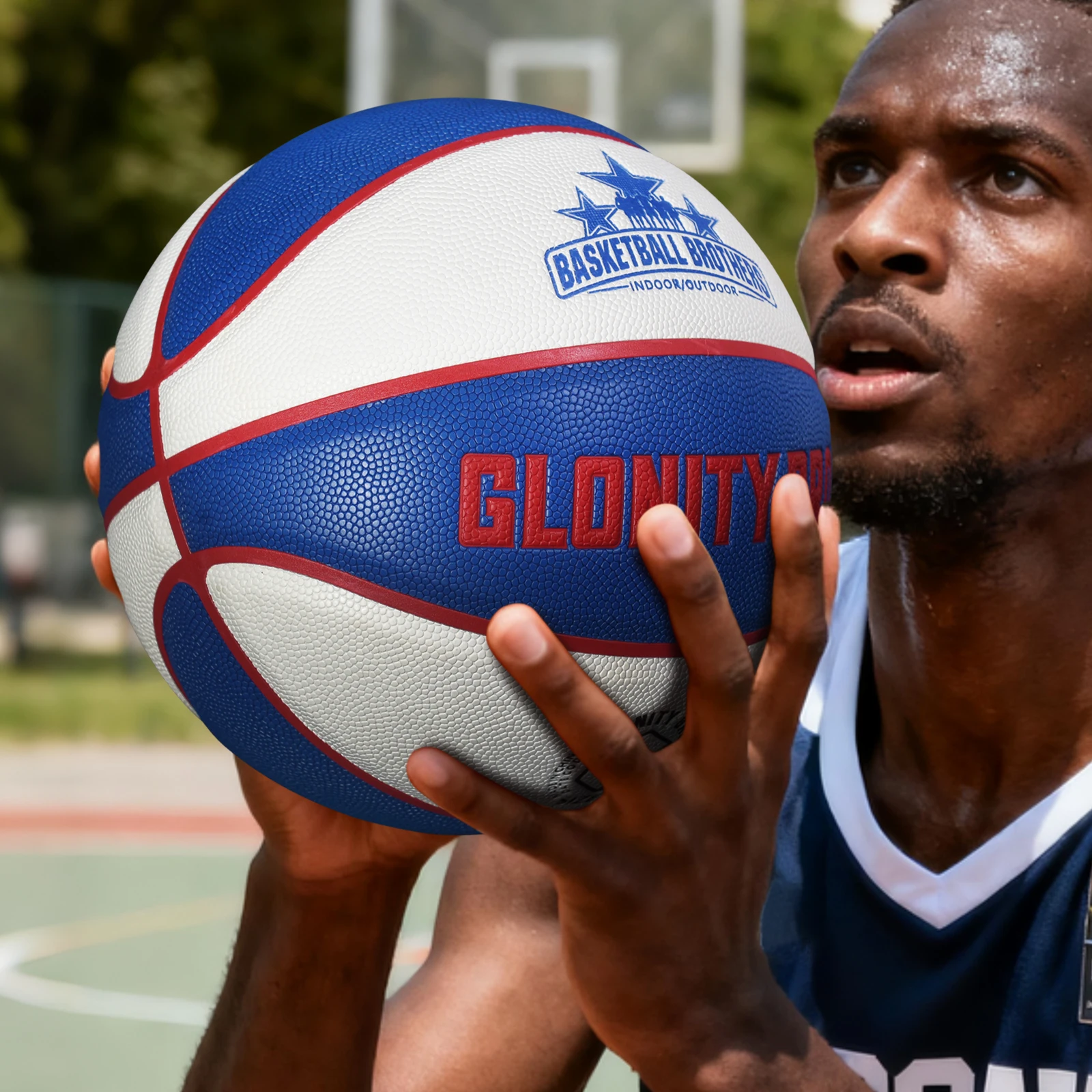 Blue White High Quality Composite Leather Basketball 7 Adult Official Size 29.5'' Professional Ball Indoor Outdoor Durable Ball
Blue White High Quality Composite Leather Basketball 7 Adult Official Size 29.5'' Professional Ball Indoor Outdoor Durable Ball