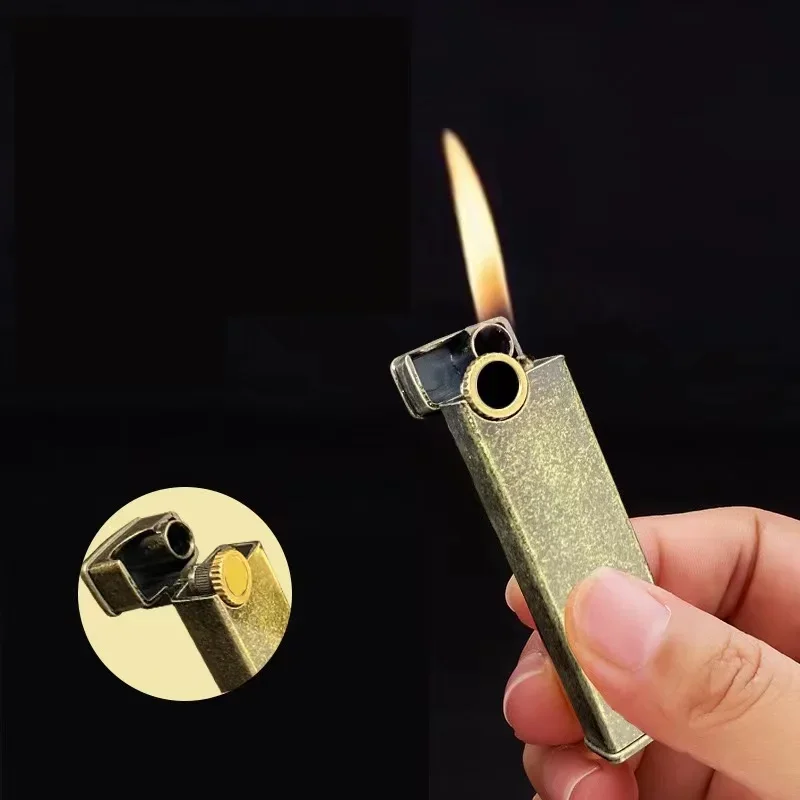 New Sealed Flip Cover Retro Grinding Wheel Oil Lighter Metal Cigarette Lighter Cigar Lighter Men's Gifts Outdoor Gadgets
New Sealed Flip Cover Retro Grinding Wheel Oil Lighter Metal Cigarette Lighter Cigar Lighter Men's Gifts Outdoor Gadgets
