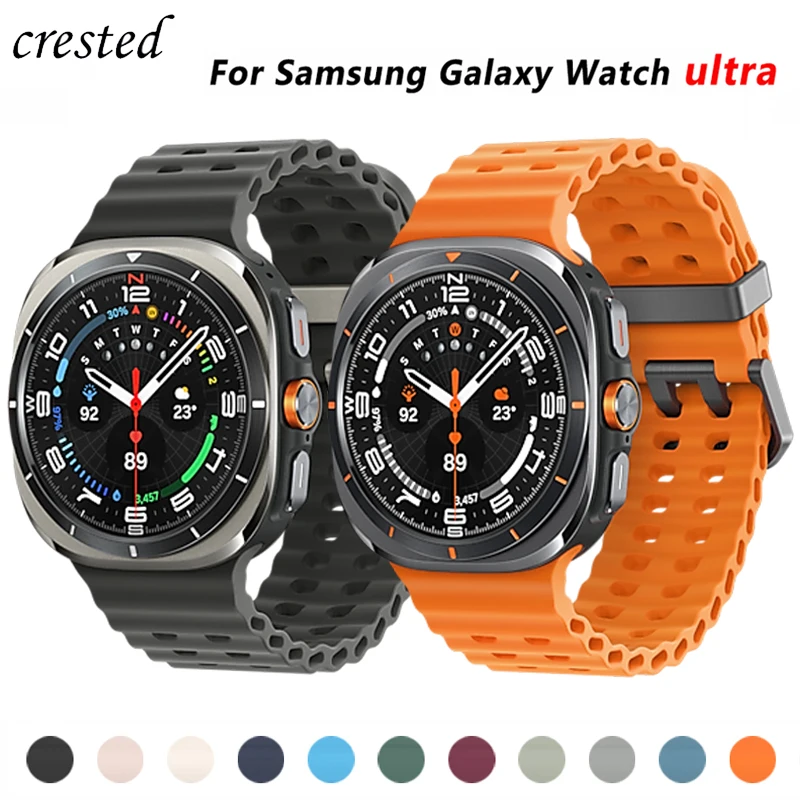 Marine Band For Samsung Galaxy Watch ultra Strap 47mm Accessories Sport silicone Bracelet correa Galaxy Watch 7 ultra Strap 47mm
Marine Band For Samsung Galaxy Watch ultra Strap 47mm Accessories Sport silicone Bracelet correa Galaxy Watch 7 ultra Strap 47mm