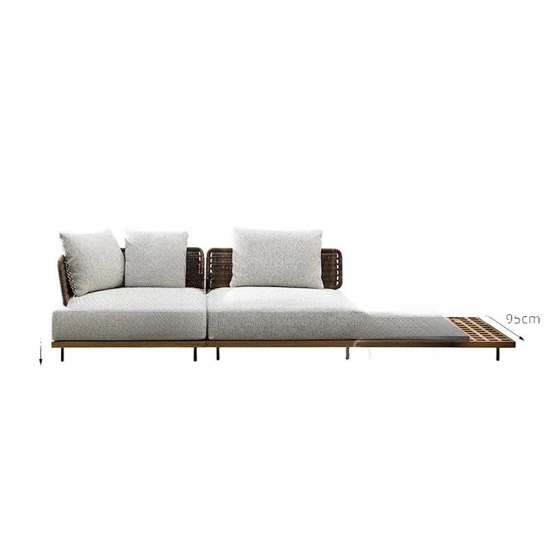 Outdoor sofas, solid wood, balcony furniture 
Outdoor sofas, solid wood, balcony furniture