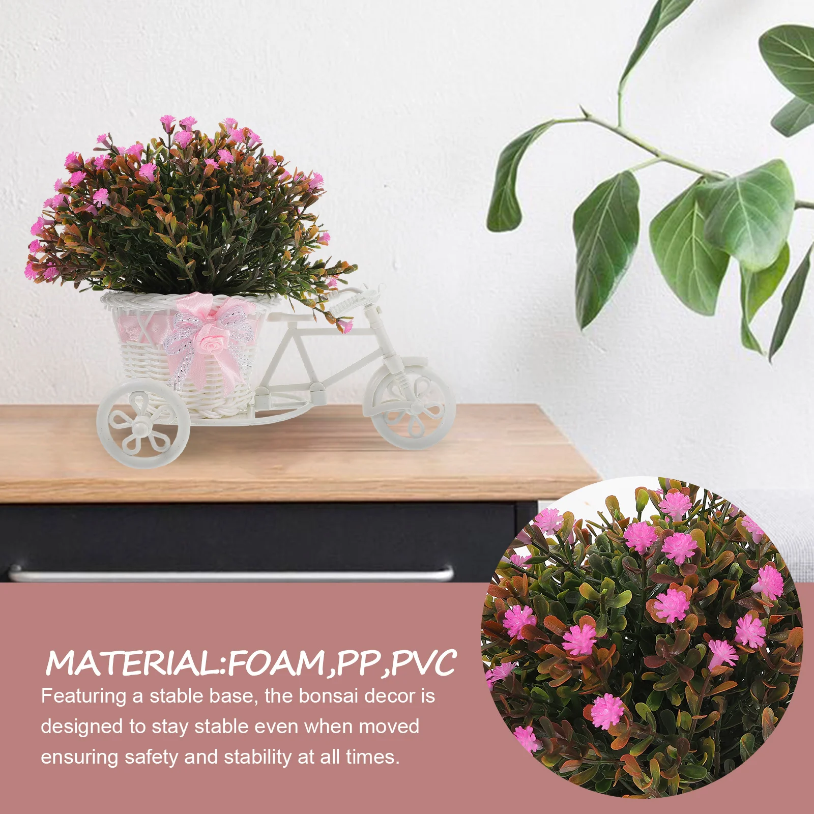 Realistic Artificial Bonsai Fake Potted Plant Home Office Decor Easy Clean Small Faux Indoor Greenery Perfect Gift Idea
Realistic Artificial Bonsai Fake Potted Plant Home Office Decor Easy Clean Small Faux Indoor Greenery Perfect Gift Idea