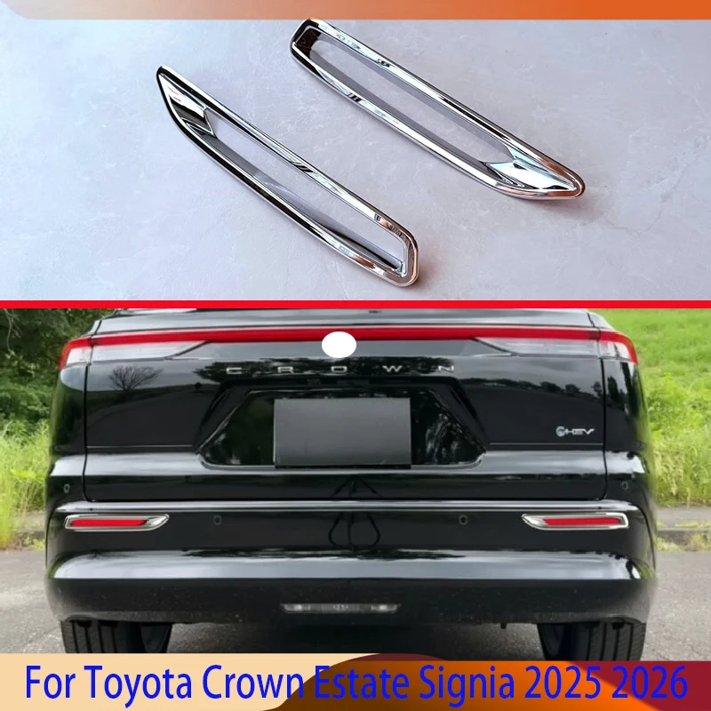 Для Toyota Crown Estate Signia 2025 2026, АБС-пластик, хромированный задний отражатель, противотуманная фара, крышка лампы, накладка, рамка, стильный гарнир
Для Toyota Crown Estate Signia 2025 2026, АБС-пластик, хромированный задний отражатель, противотуманная фара, крышка лампы, накладка, рамка, стильный гарнир