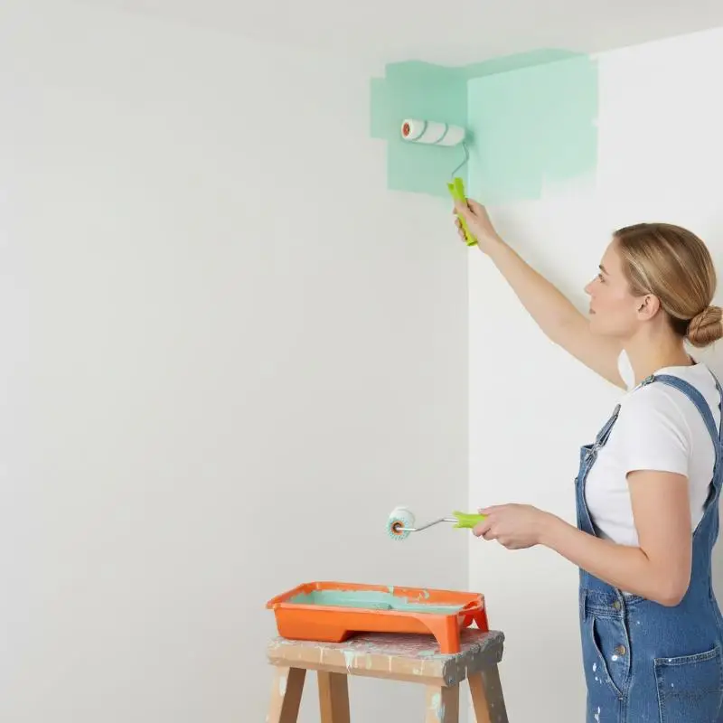 8Pcs 2Inch Smooth Finish Paint Roller Tray Lint-Free Mini Paint Roller Painting Walls High-Density Fabric Paint Rollers Set
8Pcs 2Inch Smooth Finish Paint Roller Tray Lint-Free Mini Paint Roller Painting Walls High-Density Fabric Paint Rollers Set