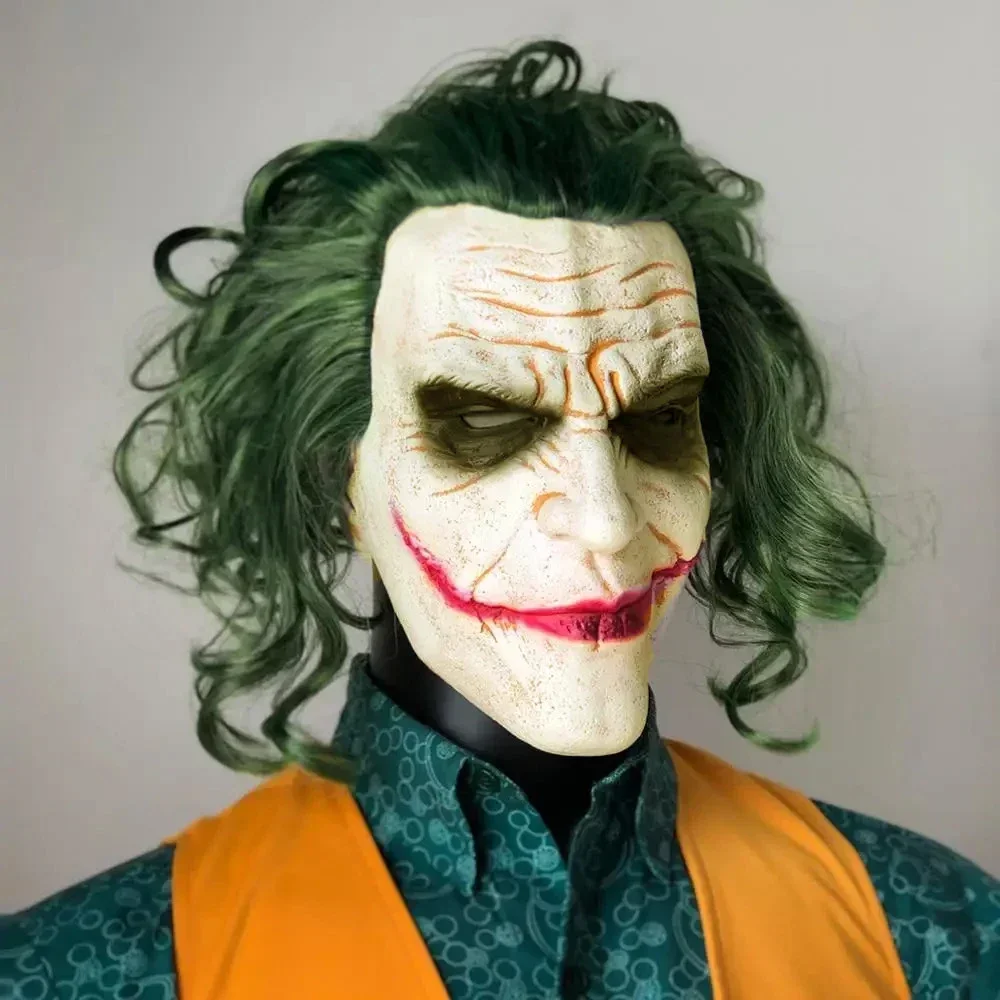 Masque de Clown, accessoires de Cosplay d'halloween, masques en Latex pour adultes, fête de vacances, carnaval, spectacle, film
Masque de Clown, accessoires de Cosplay d'halloween, masques en Latex pour adultes, fête de vacances, carnaval, spectacle, film