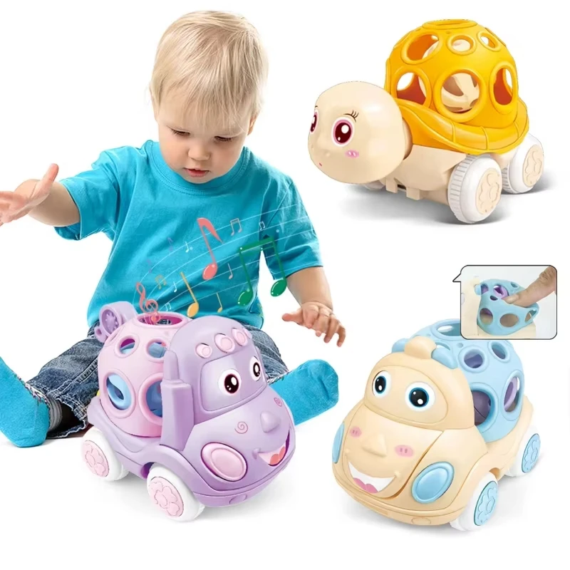 Baby Toys Car for 6 12 Months Toddlers Rattle and Roll Soft Rubber Vehilces Push and Go Rattle Car Educational Gift for Girl Boy
Baby Toys Car for 6 12 Months Toddlers Rattle and Roll Soft Rubber Vehilces Push and Go Rattle Car Educational Gift for Girl Boy