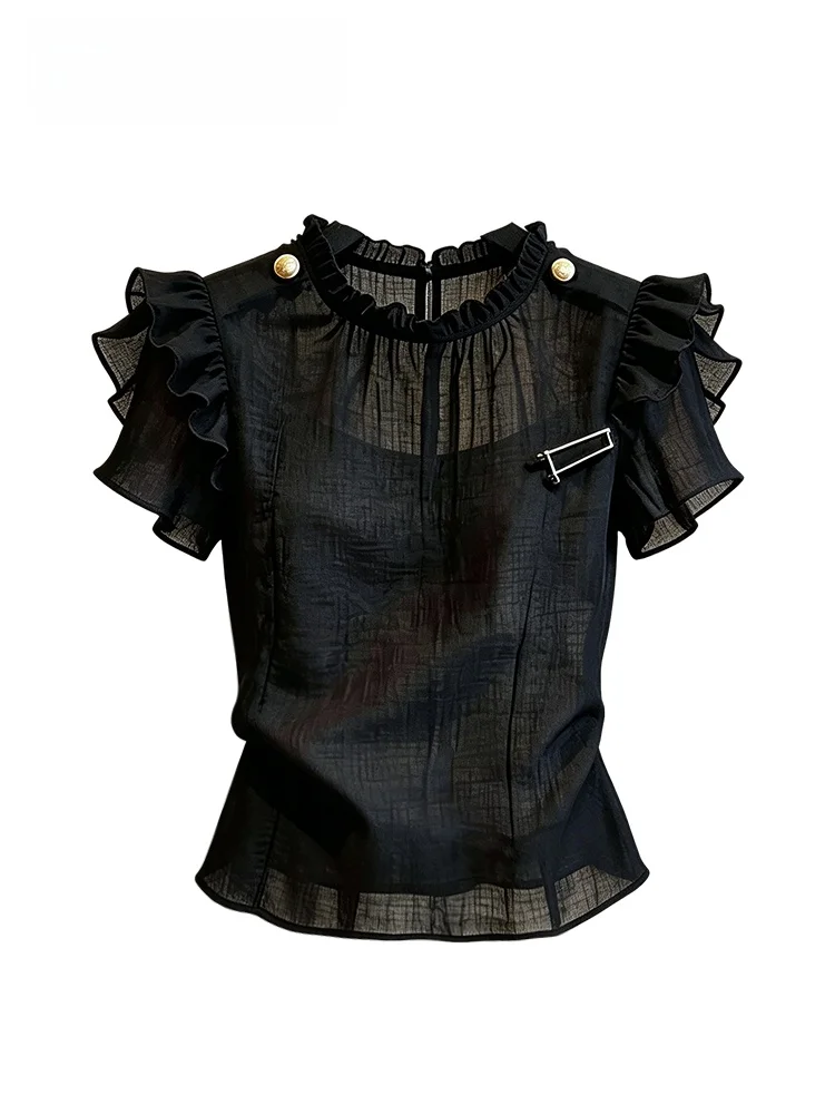 CaraCLUB plus Size Short Sleeve Shirt Fashionable Slimming Summer New Style Women's Top Casual A-Line Sleeve Stripe Pattern
CaraCLUB plus Size Short Sleeve Shirt Fashionable Slimming Summer New Style Women's Top Casual A-Line Sleeve Stripe Pattern