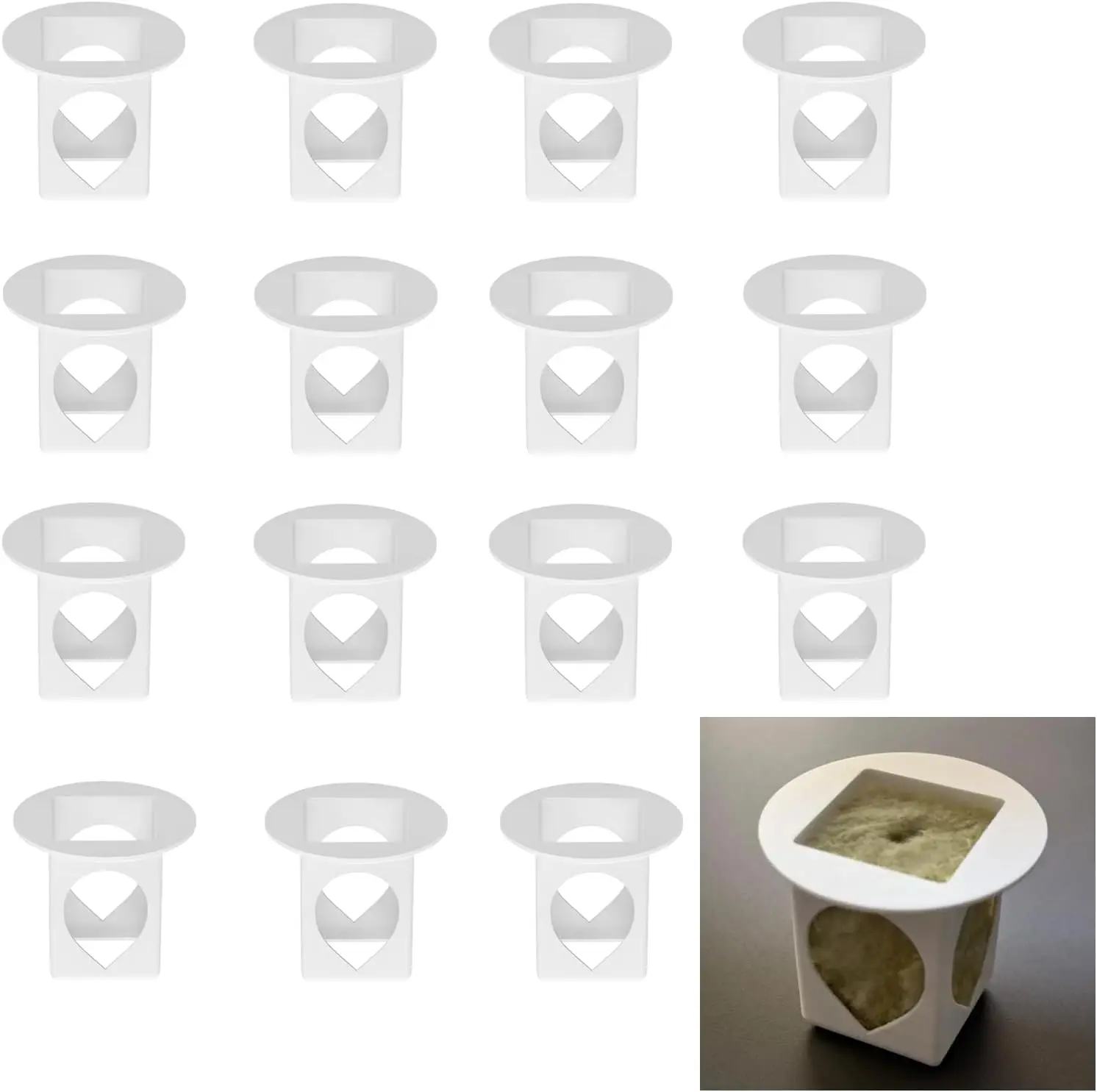 Grow yCube Cups for Gardyn,Hydroponic Growing Cups Compatible with Gardyn Home/Studio Indoor Garden System (15 Pack)
Grow yCube Cups for Gardyn,Hydroponic Growing Cups Compatible with Gardyn Home/Studio Indoor Garden System (15 Pack)