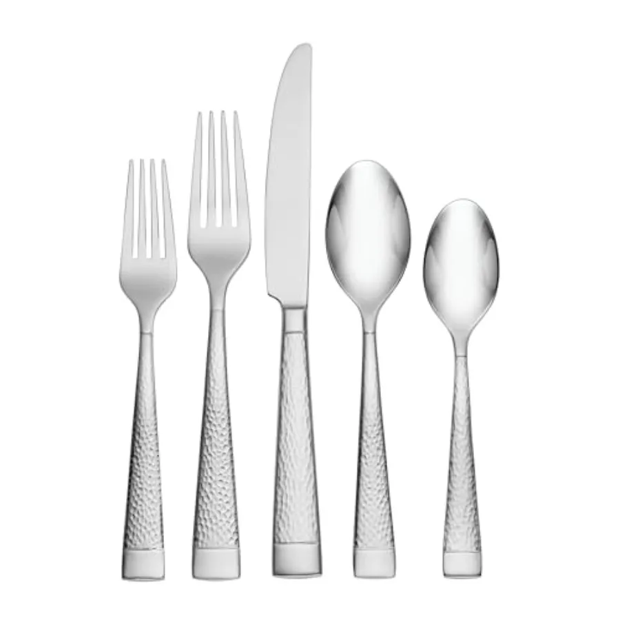 Sierware Set For 12, Sambre 65-Piece Fine Flatware Set with Serving Utensils, Service For 12, 18/10 Stainl Steel, Dishwasher Sa
Sierware Set For 12, Sambre 65-Piece Fine Flatware Set with Serving Utensils, Service For 12, 18/10 Stainl Steel, Dishwasher Sa