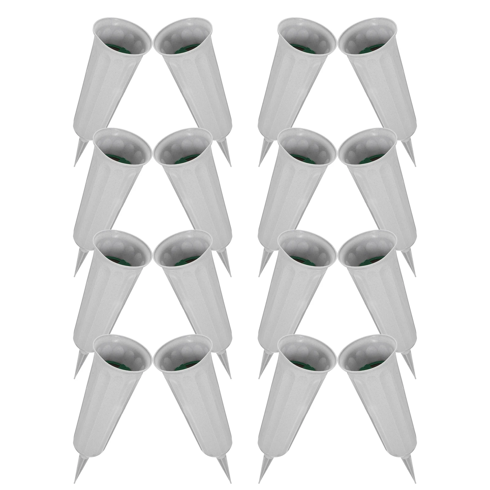 1 set Plastic Flower Holder Cemetery Grave Vase Tubes Material Stability Cone Design Lawn Compatibility Arrangement Stem
1 set Plastic Flower Holder Cemetery Grave Vase Tubes Material Stability Cone Design Lawn Compatibility Arrangement Stem