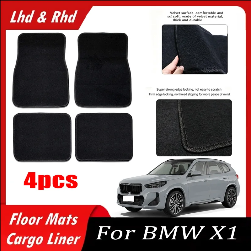 4pcs Car Floor Mats All-Weather Easy To Clean Durable Anti-Slip Interior Protection Floor Liners For BMW X1 Accessories
4pcs Car Floor Mats All-Weather Easy To Clean Durable Anti-Slip Interior Protection Floor Liners For BMW X1 Accessories