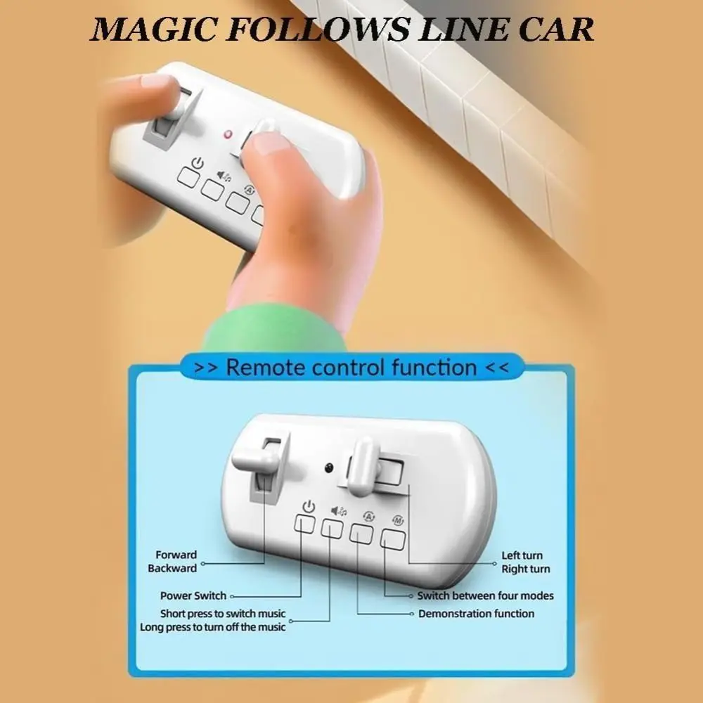 New Rc-Controlled Magic Follows Line Car Rechargeable with 5 Play Modes Magic Mini Bus Pig Pattern Magic Mini Bus
New Rc-Controlled Magic Follows Line Car Rechargeable with 5 Play Modes Magic Mini Bus Pig Pattern Magic Mini Bus