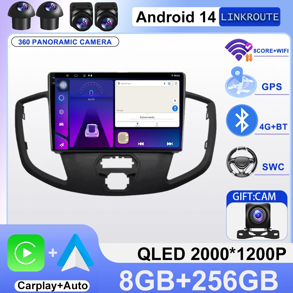 Android 14 Wireless Carplay e Auto WIFI + 4G per Ford Transit 2015 2016 2017 2018 autoradio lettore Video multimediale Stereo 2d
Android 14 Wireless Carplay e Auto WIFI + 4G per Ford Transit 2015 2016 2017 2018 autoradio lettore Video multimediale Stereo 2d