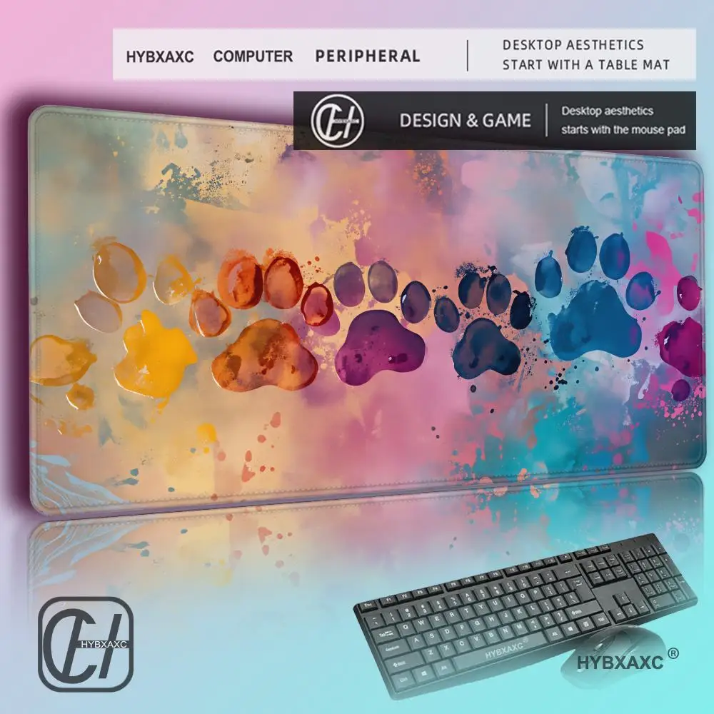HYBXAXC Cute Dog Paw Print MousePad Deskmat MousePads DeskPad Gaming Mousepad Mouse Mat Stitched Rubber Computer Keyboard Laptop
HYBXAXC Cute Dog Paw Print MousePad Deskmat MousePads DeskPad Gaming Mousepad Mouse Mat Stitched Rubber Computer Keyboard Laptop