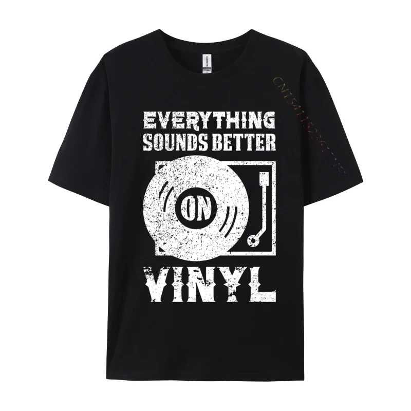 Vintage Everything Sounds Better On Vinyl Records DJ Music Cotton Men Slim Fit T Shirts Normal Tops & Tees Coupons Simple Style
Vintage Everything Sounds Better On Vinyl Records DJ Music Cotton Men Slim Fit T Shirts Normal Tops & Tees Coupons Simple Style