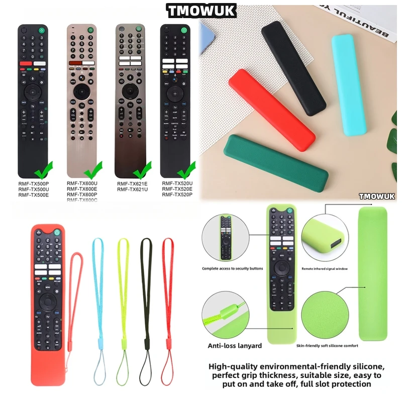 For SONY RMF TX600C 621E 621U 520U 520E 520P TV Remote Control Silicone Protective Cover Case Shockproof Anti-drop Anti-scratch
For SONY RMF TX600C 621E 621U 520U 520E 520P TV Remote Control Silicone Protective Cover Case Shockproof Anti-drop Anti-scratch