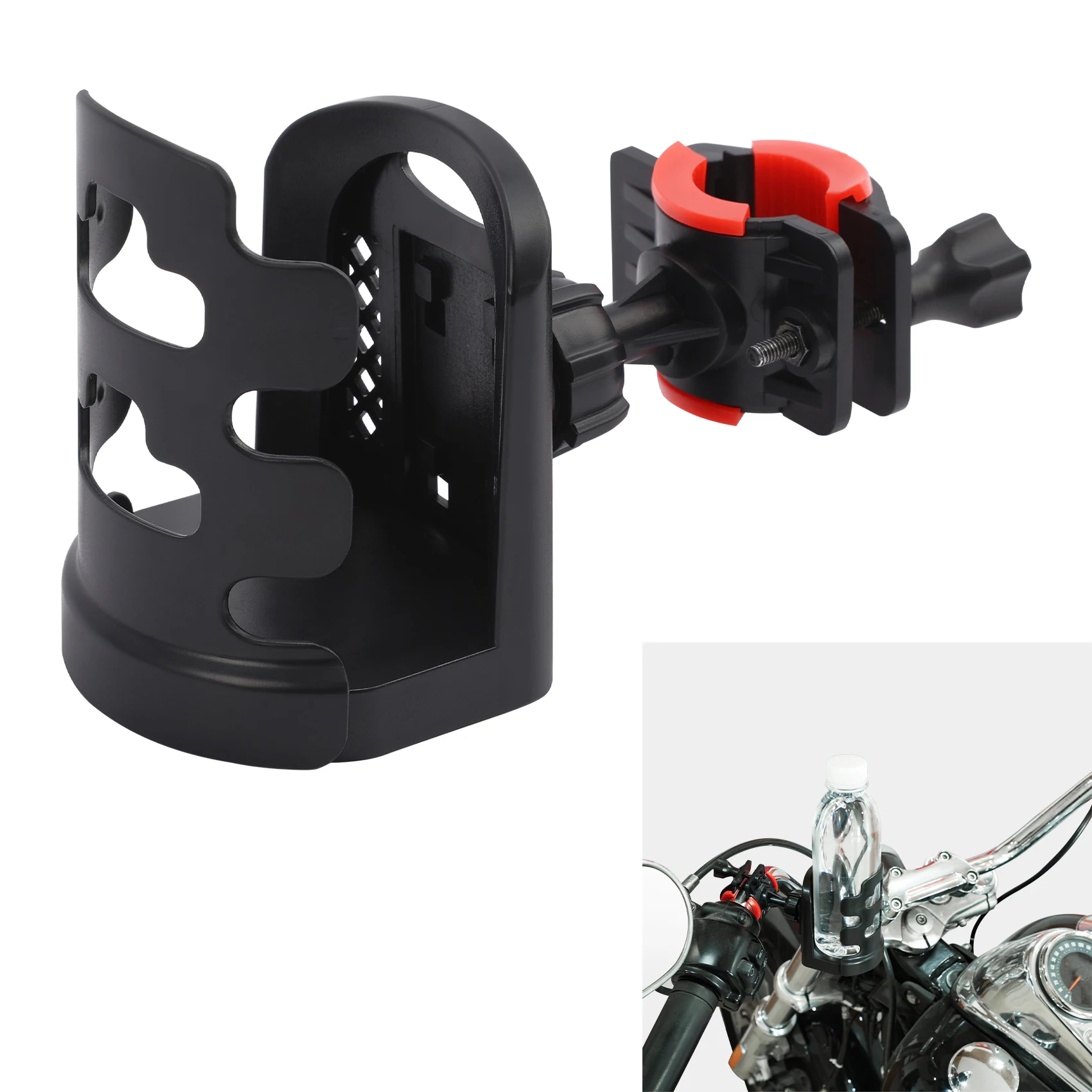 Adjustable Handlebar Drink Cup Holder Water Bottle Mount For Motorcycle ATV Bike
Adjustable Handlebar Drink Cup Holder Water Bottle Mount For Motorcycle ATV Bike