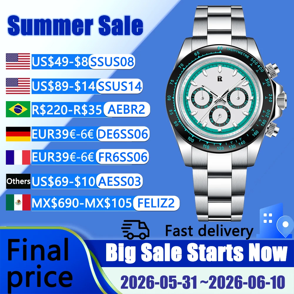 RollsTimi Men's Watches Top Luxury Sapphire Men's Mechanical Watches Calendar Week stainless steel waterproof relógios masculino
RollsTimi Men's Watches Top Luxury Sapphire Men's Mechanical Watches Calendar Week stainless steel waterproof relógios masculino