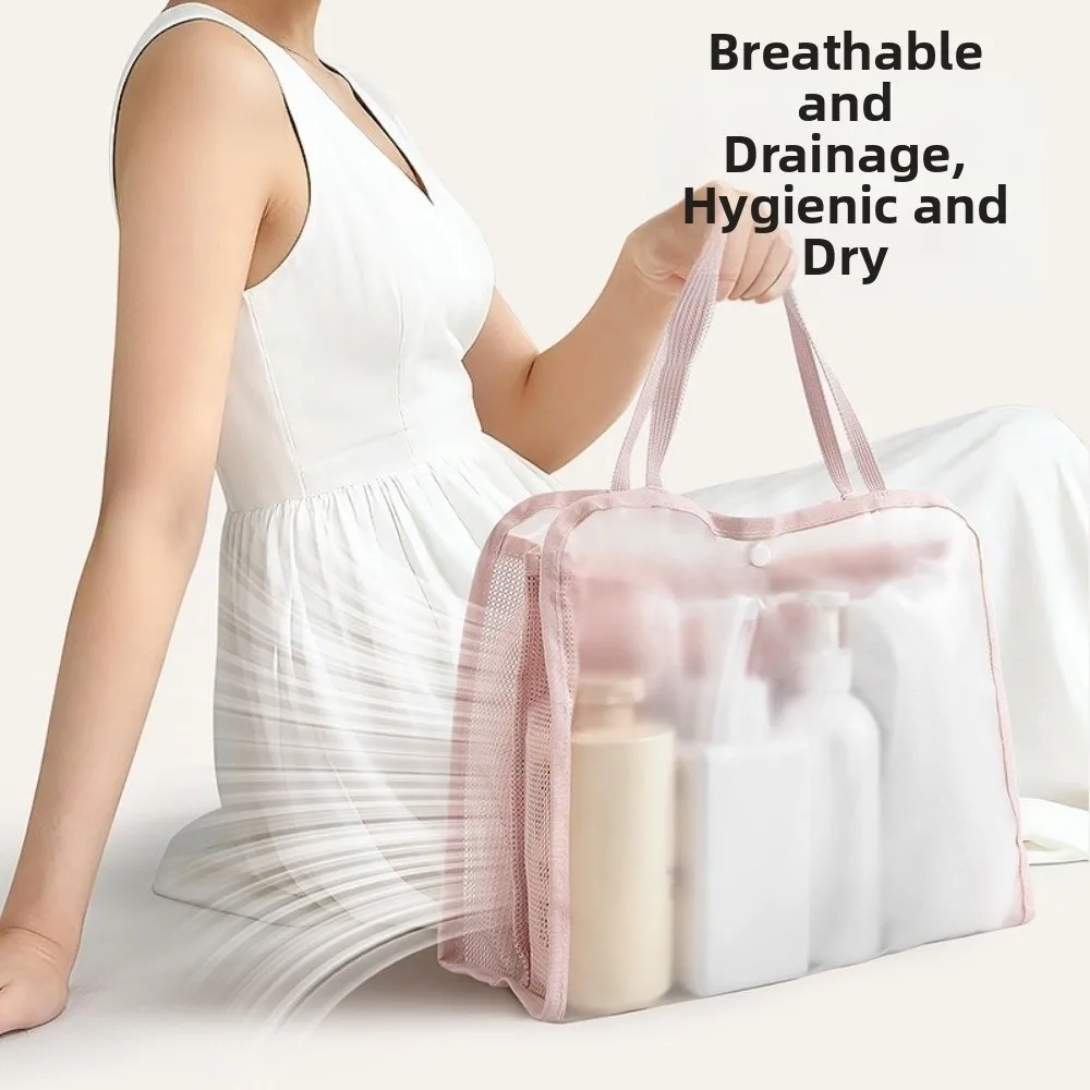 Multifunctional Transparent Toiletry Storage Bag Waterproof Large Capacity Women Wash Bag Breathable Visible Makeup Bag Travel
Multifunctional Transparent Toiletry Storage Bag Waterproof Large Capacity Women Wash Bag Breathable Visible Makeup Bag Travel