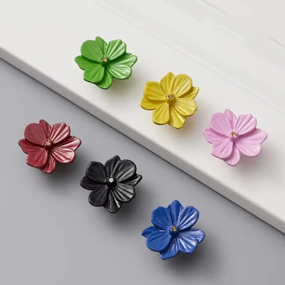 6pcs Rust-Resistant Multi-colored flower doorknob Sturdy Wear Resistance Cabinet Door Handle Easy-Grip Design Vintage Handle
6pcs Rust-Resistant Multi-colored flower doorknob Sturdy Wear Resistance Cabinet Door Handle Easy-Grip Design Vintage Handle