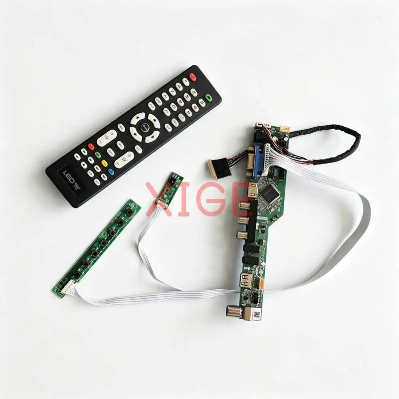 Controller Board Fit BT101IW01 BT101IW02 BT101IW03 LP101WSA LVDS-40 Pin 1024*600 1024x600 Laptop Display USB+AV+VGA+HDMI Kit DIY
Controller Board Fit BT101IW01 BT101IW02 BT101IW03 LP101WSA LVDS-40 Pin 1024*600 1024x600 Laptop Display USB+AV+VGA+HDMI Kit DIY