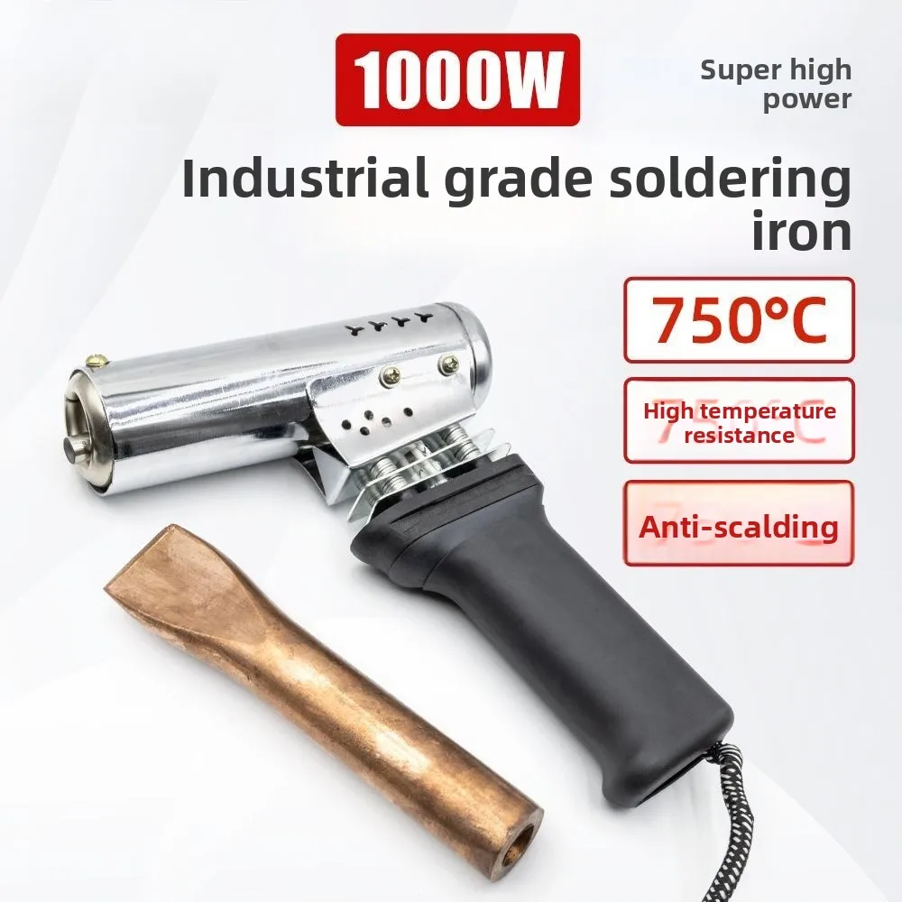 Мощный электрический паяльник мощностью 1000 Вт500 Вт, высокотемпературный сварочный пистолет, специальное сварочное обслуживание промышленного класса, внешний
Мощный электрический паяльник мощностью 1000 Вт500 Вт, высокотемпературный сварочный пистолет, специальное сварочное обслуживание промышленного класса, внешний
