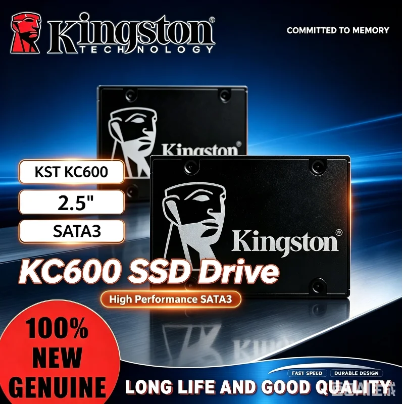Kingston Kingston KC600 SATA3.0 2.5" Solid State Drive, 3D TLC Internal Disk Replace Original Laptop HDD
Kingston Kingston KC600 SATA3.0 2.5" Solid State Drive, 3D TLC Internal Disk Replace Original Laptop HDD