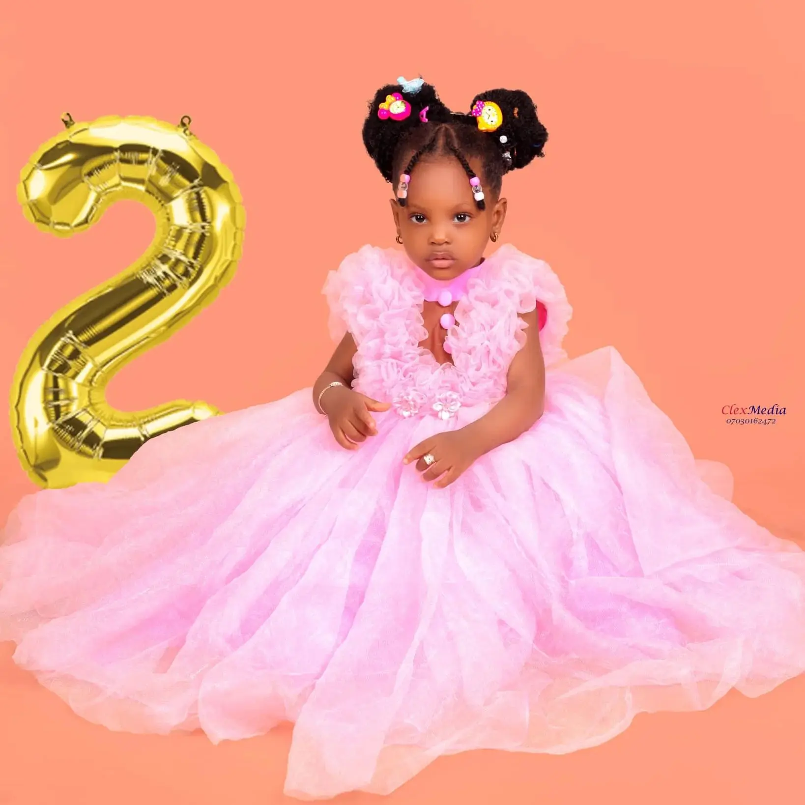 Pink Ruffles Flower Girl Dresses Ball Gown Princess Baby Girls First Birthday Party Pageant Dress For Wedding
Pink Ruffles Flower Girl Dresses Ball Gown Princess Baby Girls First Birthday Party Pageant Dress For Wedding