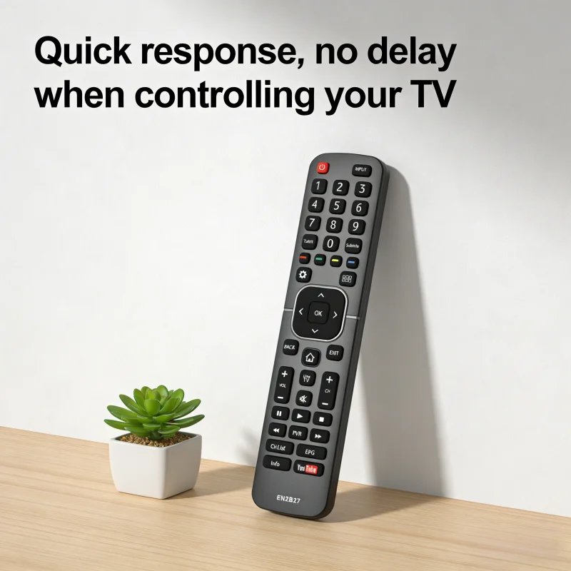 EN2B27 Universal Replacement Remote Control for Hisense Smart TV, Compatible with 32K3110W, 50K3110PW, 40K321UW, 50K321UW
EN2B27 Universal Replacement Remote Control for Hisense Smart TV, Compatible with 32K3110W, 50K3110PW, 40K321UW, 50K321UW
