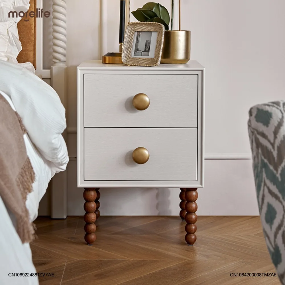 French Cream Style Solid Wood Bedside Tables Bedroom Living Room Storage Edge Cabinets Storage American Retro Nightstands K01
French Cream Style Solid Wood Bedside Tables Bedroom Living Room Storage Edge Cabinets Storage American Retro Nightstands K01