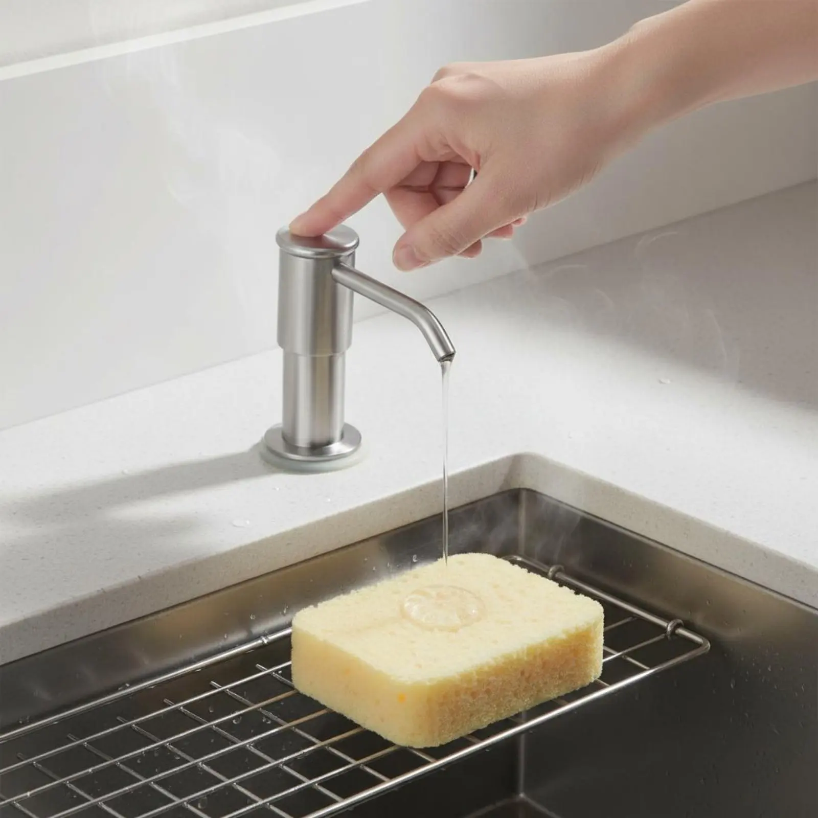 Dish Soap Pump Steady Dispensing Sink Pump Head Kitchen Supply Long-Lasting for Dishwashing
Dish Soap Pump Steady Dispensing Sink Pump Head Kitchen Supply Long-Lasting for Dishwashing