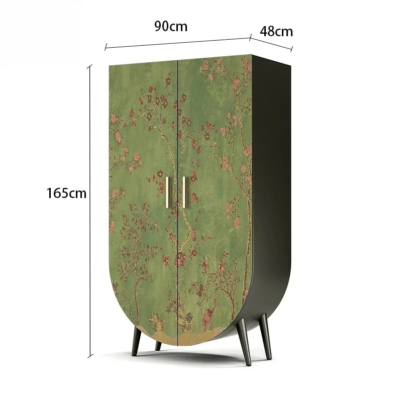 Легкий роскошный большой шкаф из цельного дерева в американском ретро-стиле, зеленый цветок, шкаф для хранения на opposite Door
Легкий роскошный большой шкаф из цельного дерева в американском ретро-стиле, зеленый цветок, шкаф для хранения на opposite Door