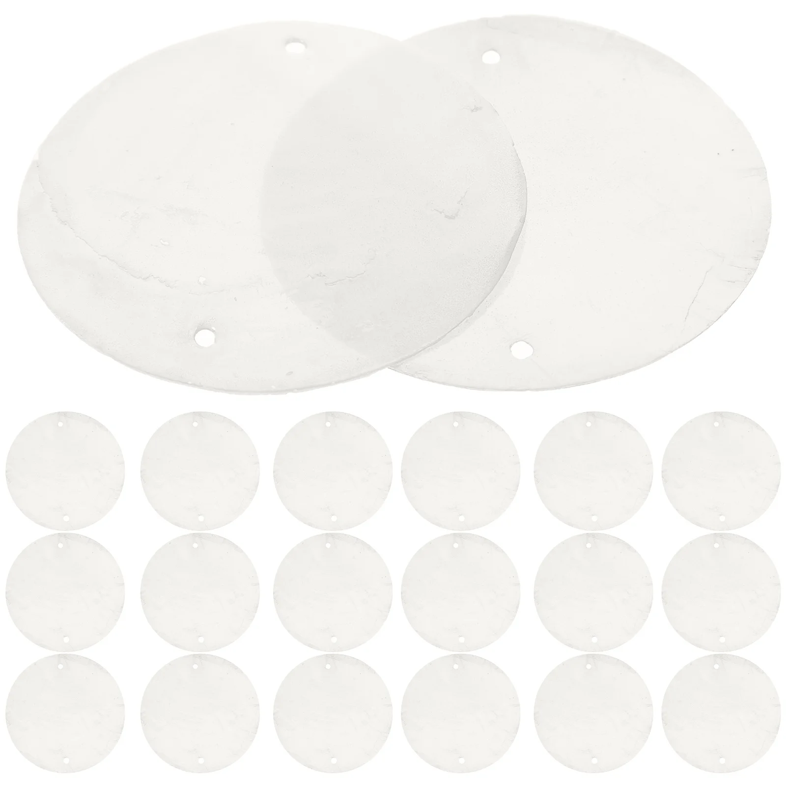 100Pcs Flat Round Shells Beads Polished DIY Material for Wind Chime Hanging Pendant Earring Embellishment Craft Projects
100Pcs Flat Round Shells Beads Polished DIY Material for Wind Chime Hanging Pendant Earring Embellishment Craft Projects