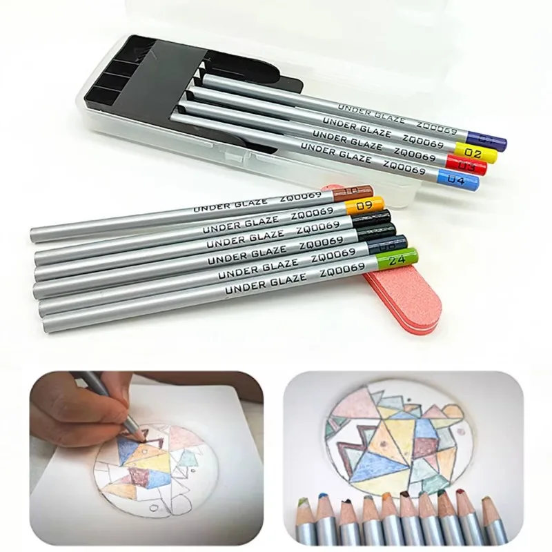 10 Color Set Pottery Underglaze Colour Pigment Pencil DIY Handmade Ceramic Painting Blank Sketch Pencil Creative Drawing Tool
10 Color Set Pottery Underglaze Colour Pigment Pencil DIY Handmade Ceramic Painting Blank Sketch Pencil Creative Drawing Tool