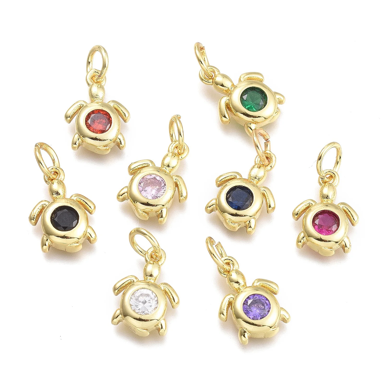 20pcs Metal Cubic Zirconia Pendants Sea Turtle with Jump Ring Gold Plated for Making DIY Jewelry Necklace Earring Bracelet Craft
20pcs Metal Cubic Zirconia Pendants Sea Turtle with Jump Ring Gold Plated for Making DIY Jewelry Necklace Earring Bracelet Craft