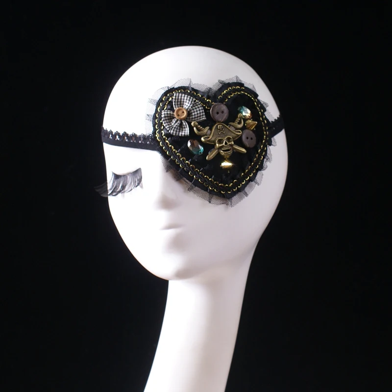 Unibrow Pirate Mask Beauty Retro Eye Patch Halloween Stage Performance Party Mask
Unibrow Pirate Mask Beauty Retro Eye Patch Halloween Stage Performance Party Mask