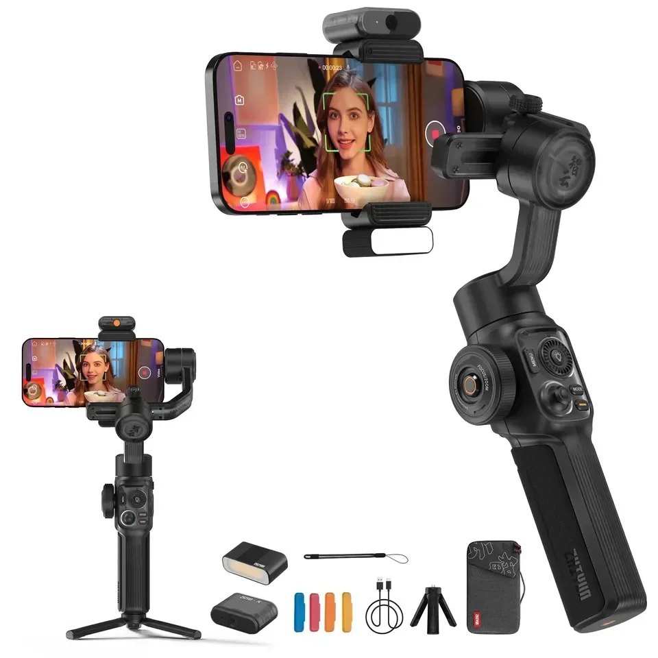 2026 For ZHIYUN Smooth 5S AI Smartphone Stabilizer Smart Follow Tracking for Stable Video Recording Mobile Phones Handheld Gimba
2026 For ZHIYUN Smooth 5S AI Smartphone Stabilizer Smart Follow Tracking for Stable Video Recording Mobile Phones Handheld Gimba