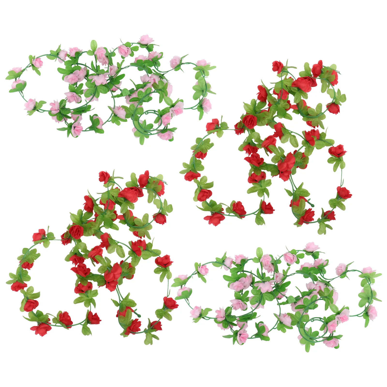 4pcs Simulated Rose Plant Vine Decorations Stylish Rattan Party Hanging Festival WeddingRose String Decorations
4pcs Simulated Rose Plant Vine Decorations Stylish Rattan Party Hanging Festival WeddingRose String Decorations