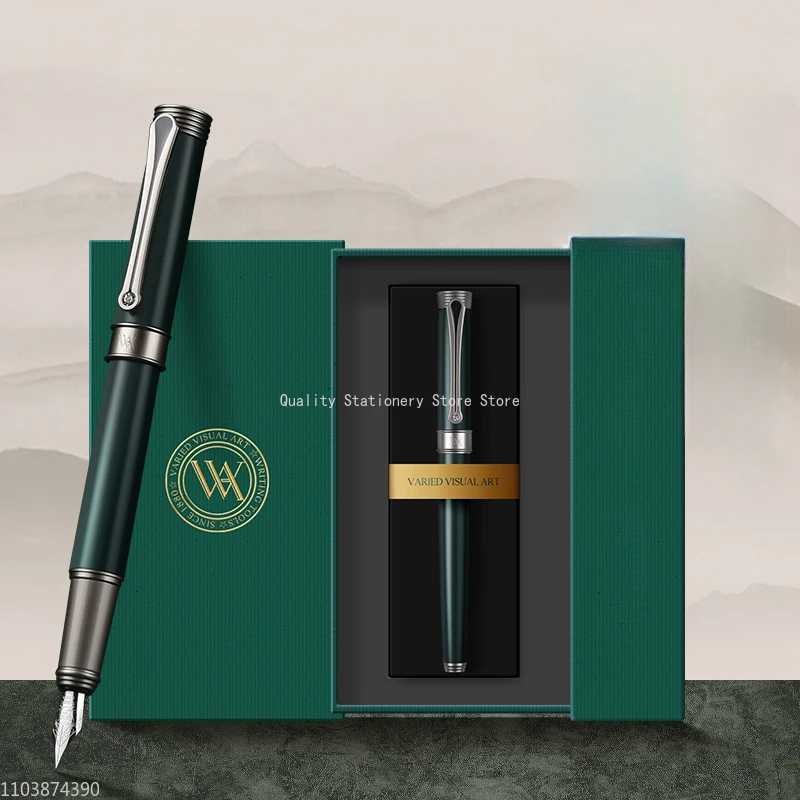 VVA Metal Fountain Pen Schmidt Fine F 0.5mm Nib Ink Pen Students Practice Calligraphy Ink Cartridge Luxury Stationery Writing
VVA Metal Fountain Pen Schmidt Fine F 0.5mm Nib Ink Pen Students Practice Calligraphy Ink Cartridge Luxury Stationery Writing