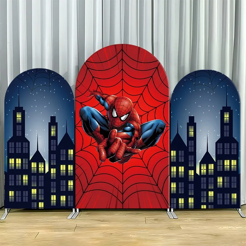 Arch Backdrop Cover Single Side Spider Man Web City Skyline Red Night Blue Party Decoration Photo Booth Background Props Event
Arch Backdrop Cover Single Side Spider Man Web City Skyline Red Night Blue Party Decoration Photo Booth Background Props Event