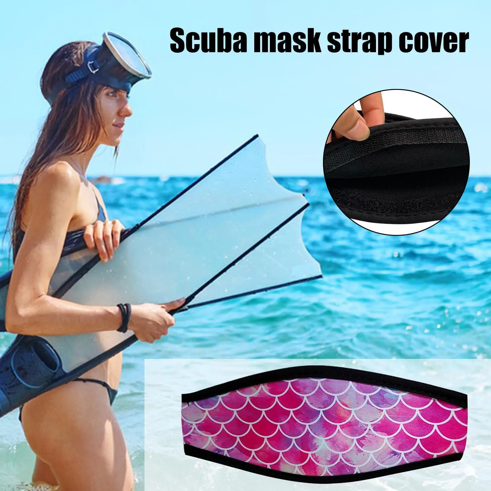Неопреновый ремень для маски, чехол для маски для дайвинга, удобный ремень для маски для дайвинга и сноркелинга, океанский пазоб для улицы, бассейна
Неопреновый ремень для маски, чехол для маски для дайвинга, удобный ремень для маски для дайвинга и сноркелинга, океанский пазоб для улицы, бассейна