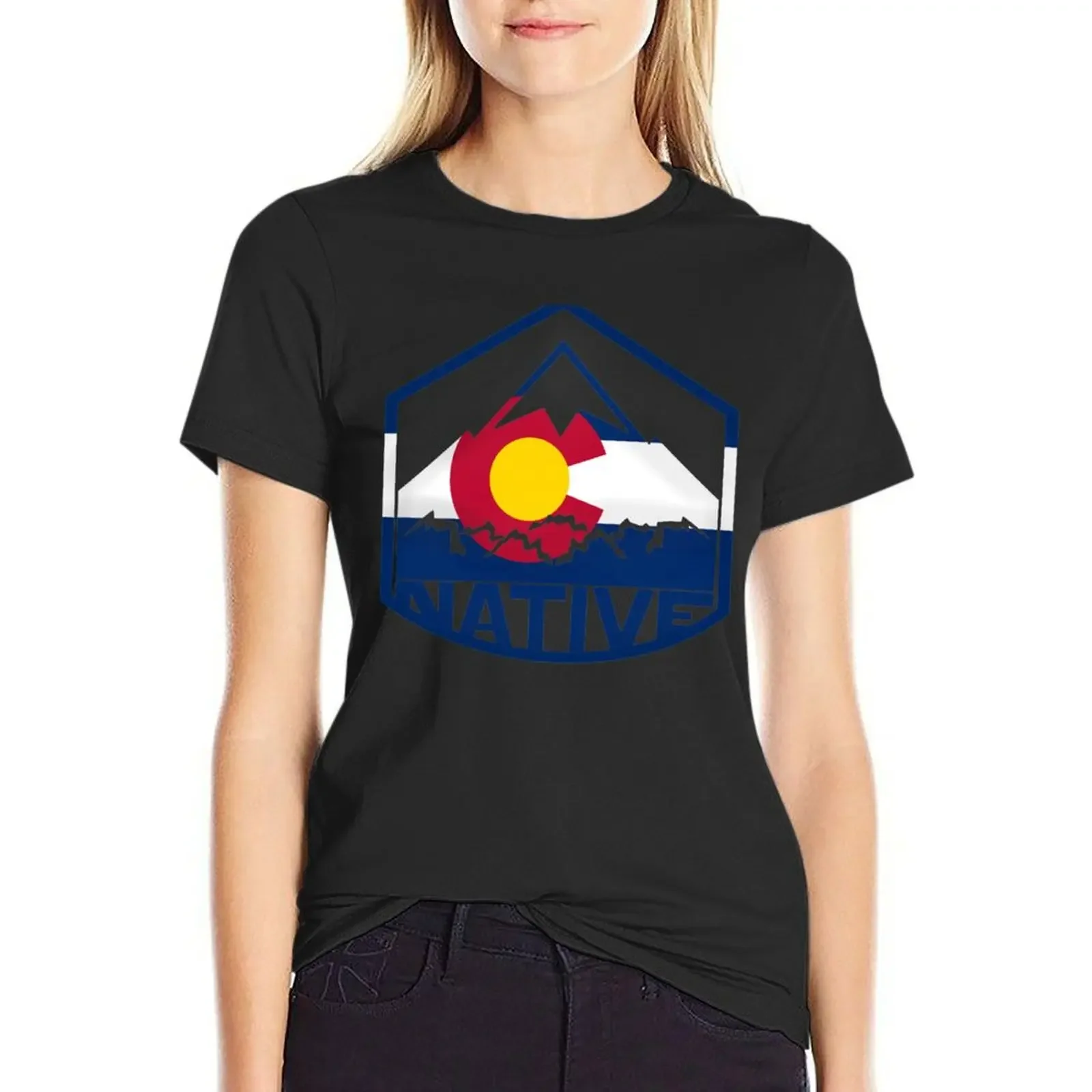 Native Colorado T-Shirt kawaii clothes animal prinfor blanks black t-shirts for Women
Native Colorado T-Shirt kawaii clothes animal prinfor blanks black t-shirts for Women
