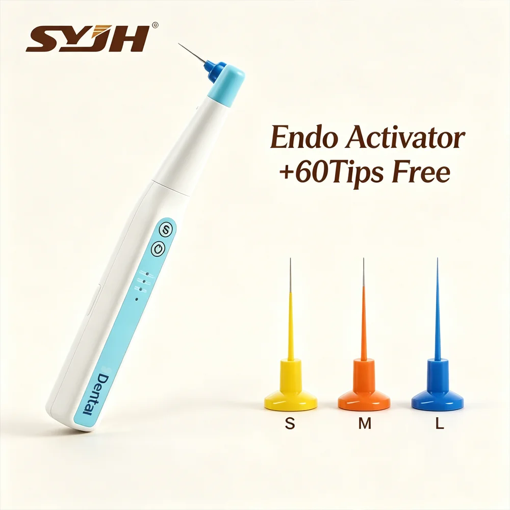 SYJH Dental Endo Sonic Irrigator Activator Root Canal Cleaning Instrument Ultrasonic with Activator Tip Dentistry Tool
SYJH Dental Endo Sonic Irrigator Activator Root Canal Cleaning Instrument Ultrasonic with Activator Tip Dentistry Tool