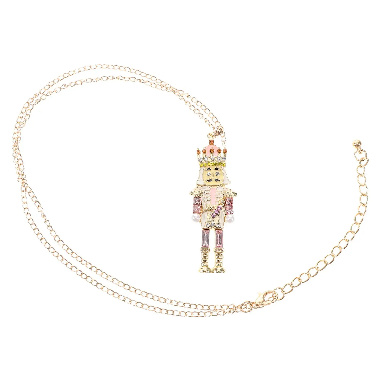 Nutcracker Pendant Necklace Creative Cartoon Alloy Zirconia Soldier Charm Christmas Jewelry Holiday Accessory Mini Ornaments
Nutcracker Pendant Necklace Creative Cartoon Alloy Zirconia Soldier Charm Christmas Jewelry Holiday Accessory Mini Ornaments