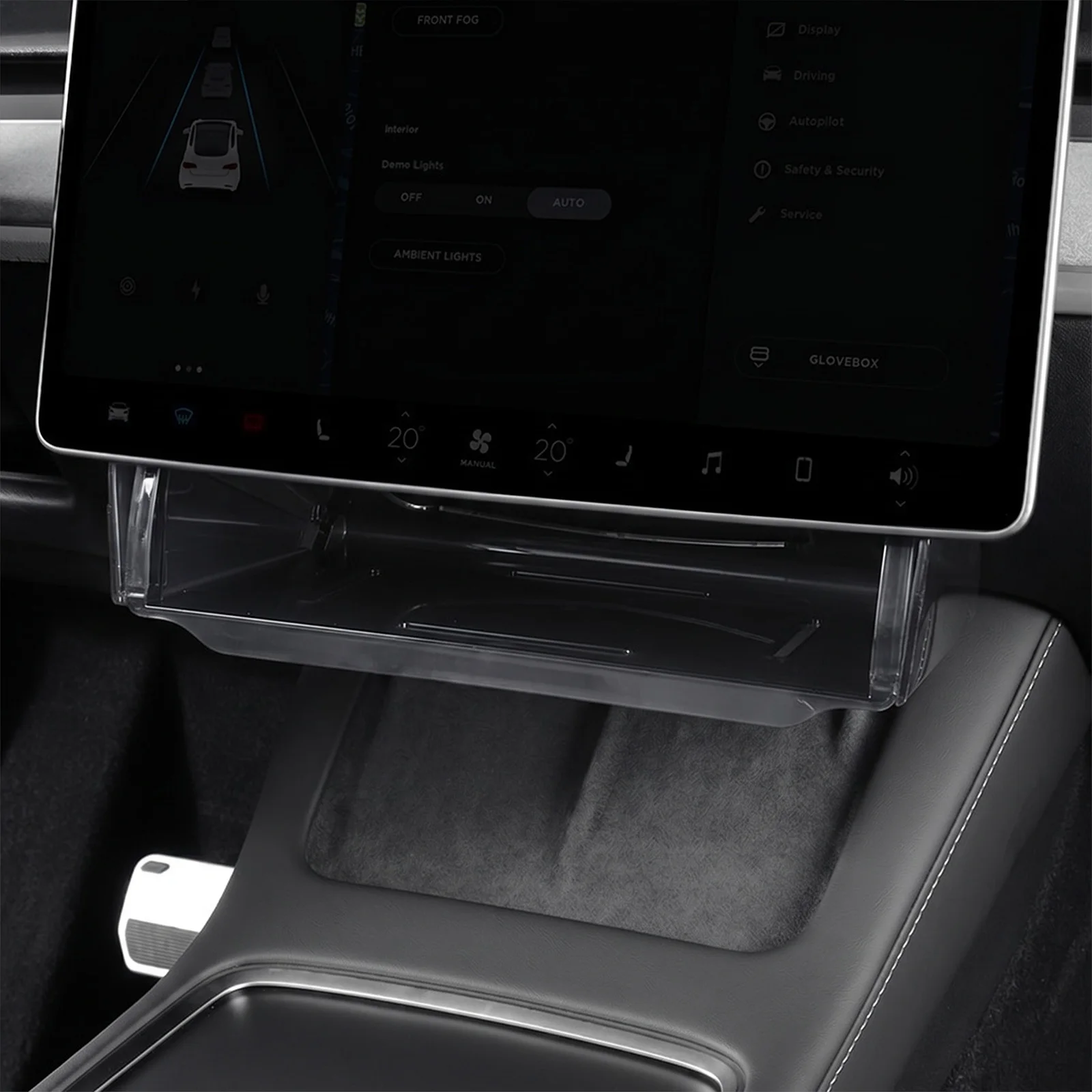 Center Console Organizer Tray for Tesla Model Y/YL 25/26 Opening Closing Storage Box Easy Install Automotive Accessories
Center Console Organizer Tray for Tesla Model Y/YL 25/26 Opening Closing Storage Box Easy Install Automotive Accessories
