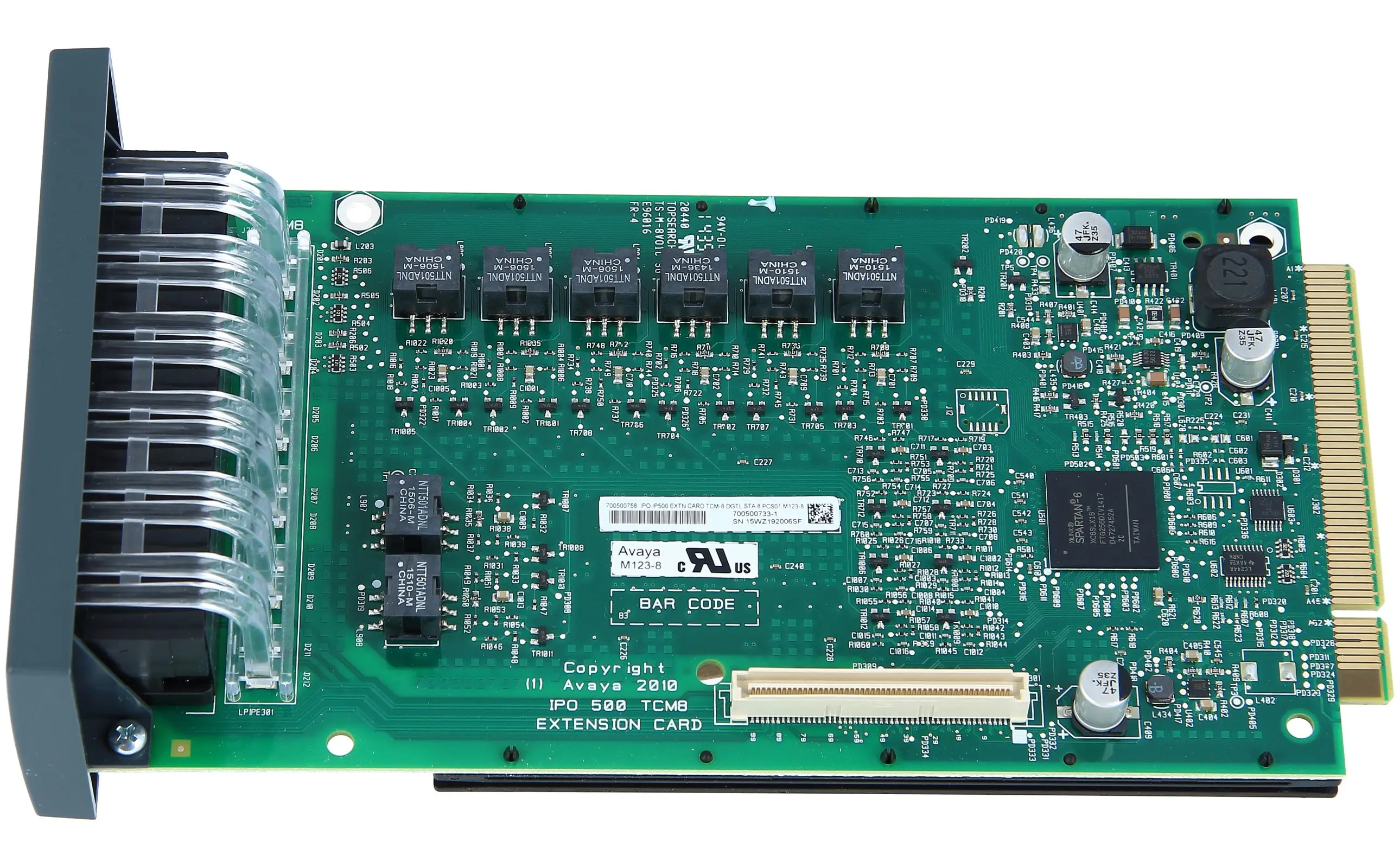 IPO IP500 8-port digital extension card and IPO IP500 8-port analog extension card
IPO IP500 8-port digital extension card and IPO IP500 8-port analog extension card